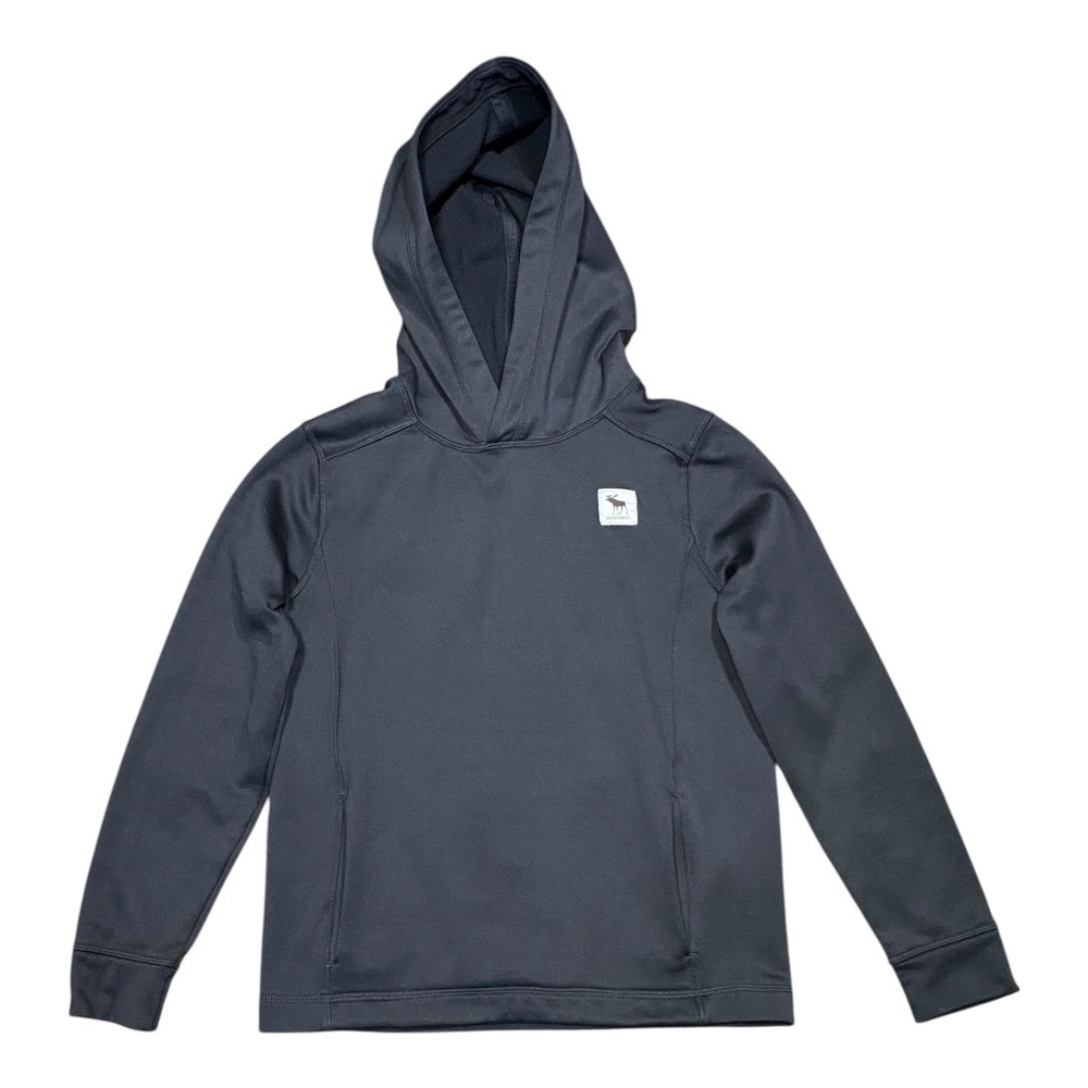 Abercrombie Kids Active Ready For Play Hoodie Boys Black Size 11/12 EUC
